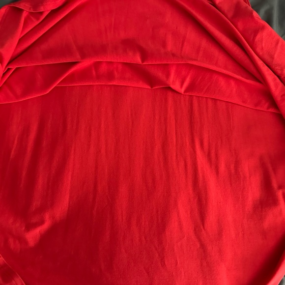 Y2K Express Prima Cotton Red Midi Dress - Picture 9 of 11